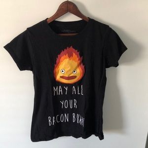 Howls Moving Castle May All Your Bacon Burn tee